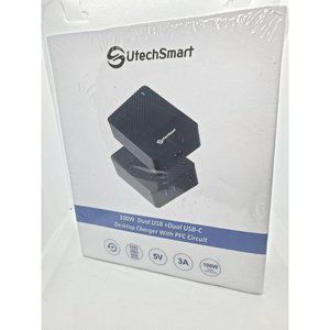 UtechSmart USB C Charging Station Portable